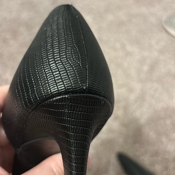 Nine West Black Heels pointed toe pumps - Picture 5 of 6
